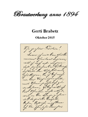 Seite 1: Brautwerbung anno 1894